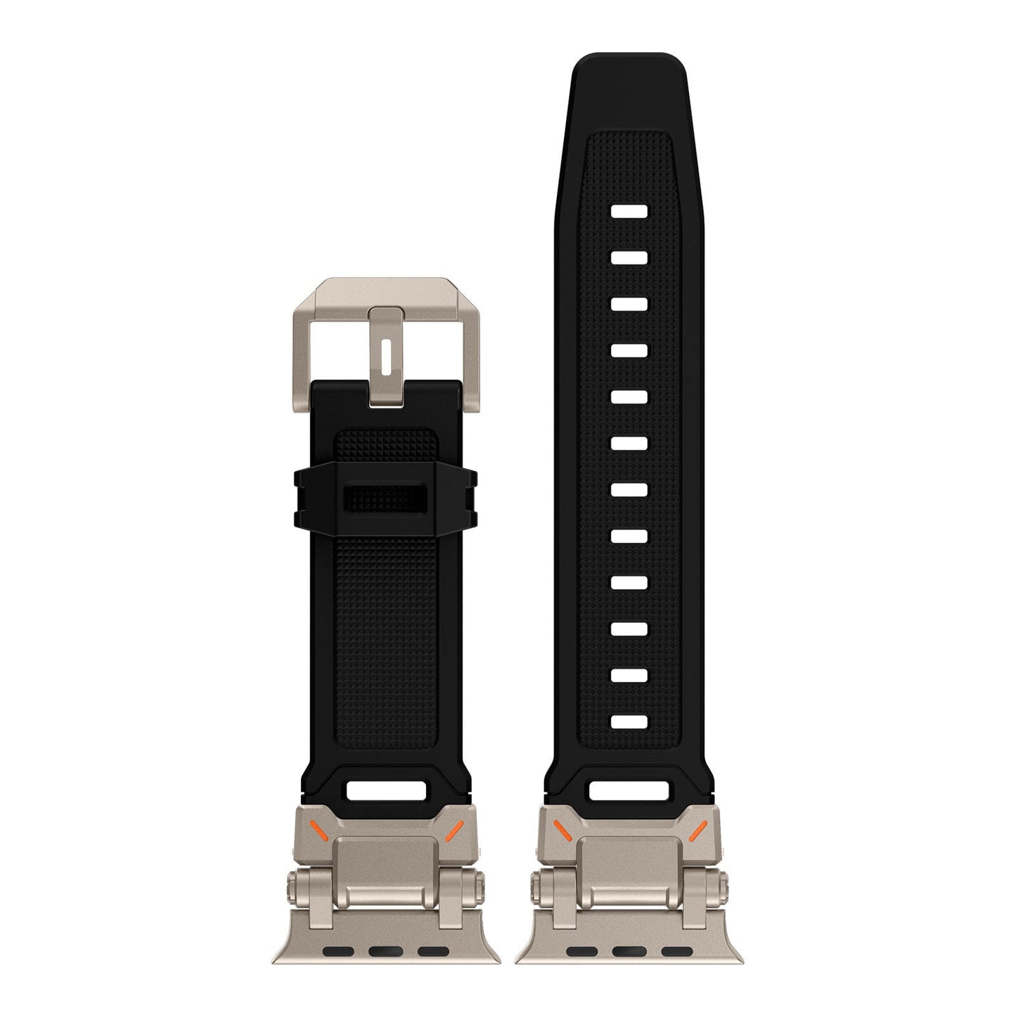 Explorer Rubber Band With Titanium Adapter For Apple Watch