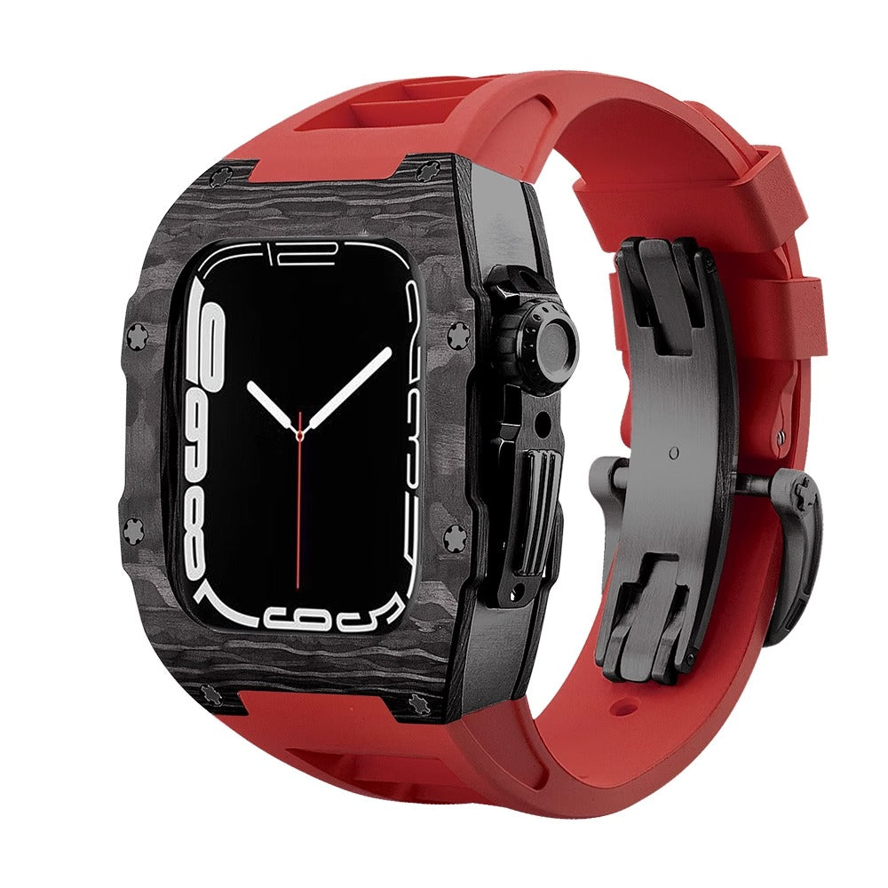 RM7002 Carbon Fiber Series - Dark Tank Apple Watch Case