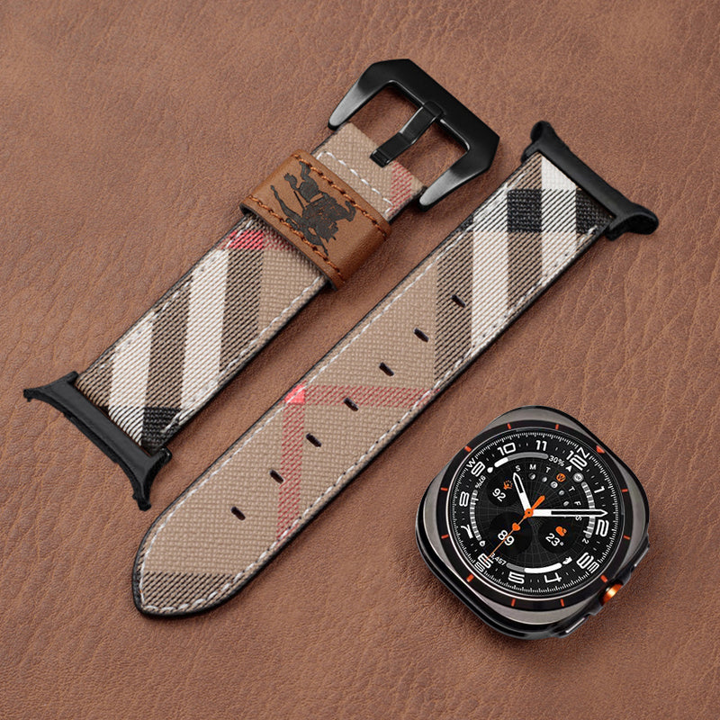 Classic Handmade Leather Band For Samsung Galaxy Watch