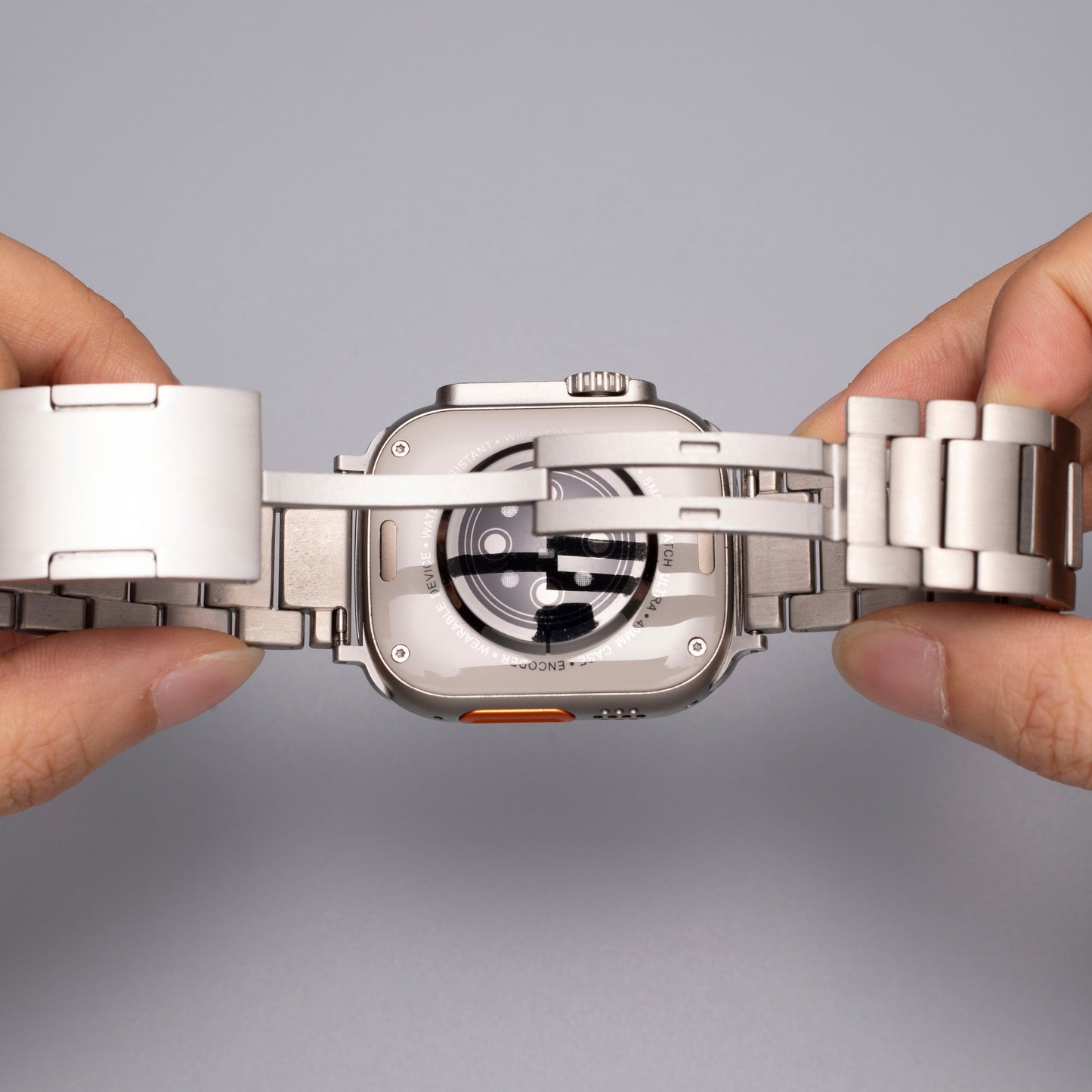 Titanium Triple Link Bracelet For Apple Watch