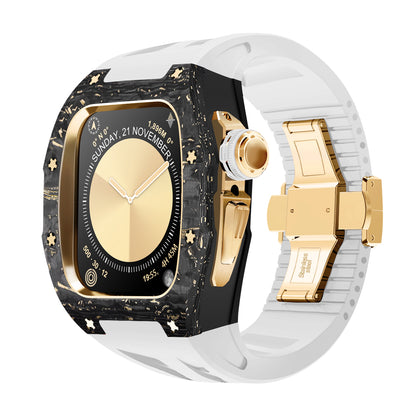 RM7013 Carbon Fiber Gold Leaf Series - Dark Tank Pro Apple Watch Case