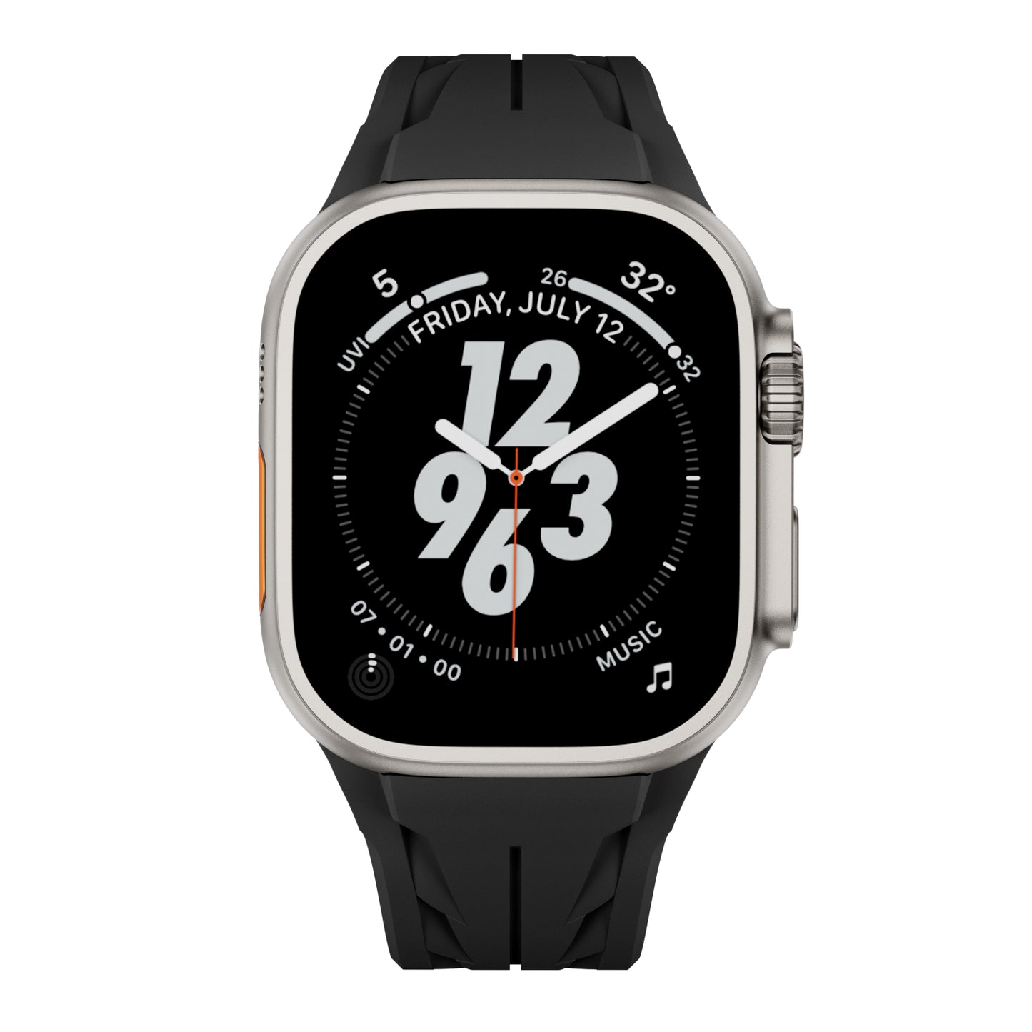 Streamlined Track FKM Band For Apple Watch