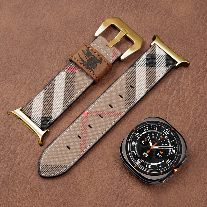 Classic Handmade Leather Band For Samsung Galaxy Watch